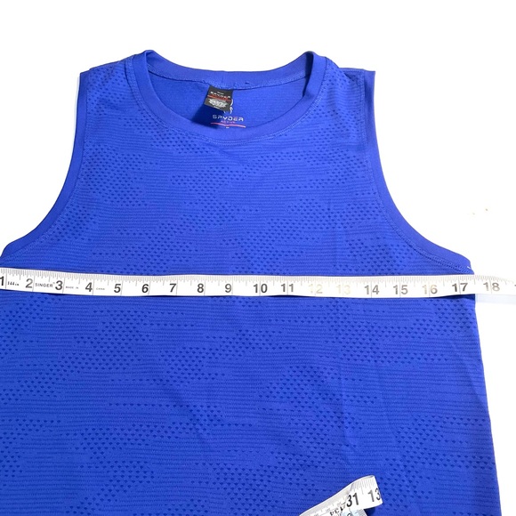 NWOT: Spyder Active Royal Blue Performance Tank - Picture 8 of 9